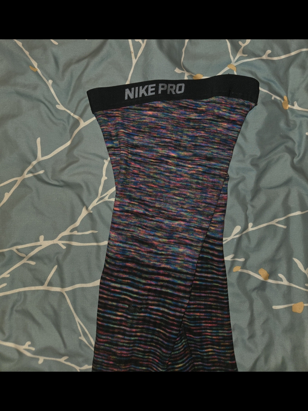 Nike Pro Dri Fit Multicolor Compression
Stirrup Leggings Size Small